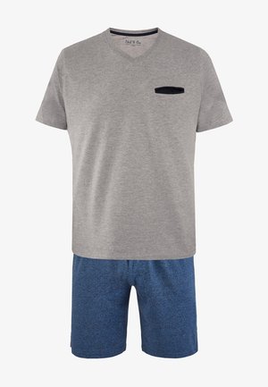 SET - Pyjama set - grau navy