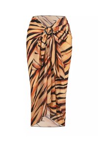 Niewybrane, wiązane pareo, zwierzęcy wzór