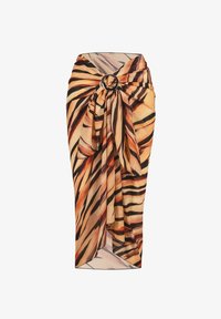 Niewybrane, wiązane pareo, zwierzęcy wzór