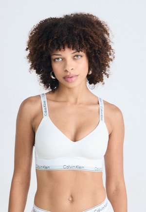 LIGHTLY LINED BRALETTE ICON  - Trekants-bh'er - white