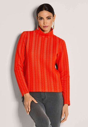 MIT STEHKRAGEN - Longsleeve - red