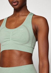 ICANIWILL RUSH SEAMLESS BRA - Sujetadores deportivos con sujeción media - ice green melange