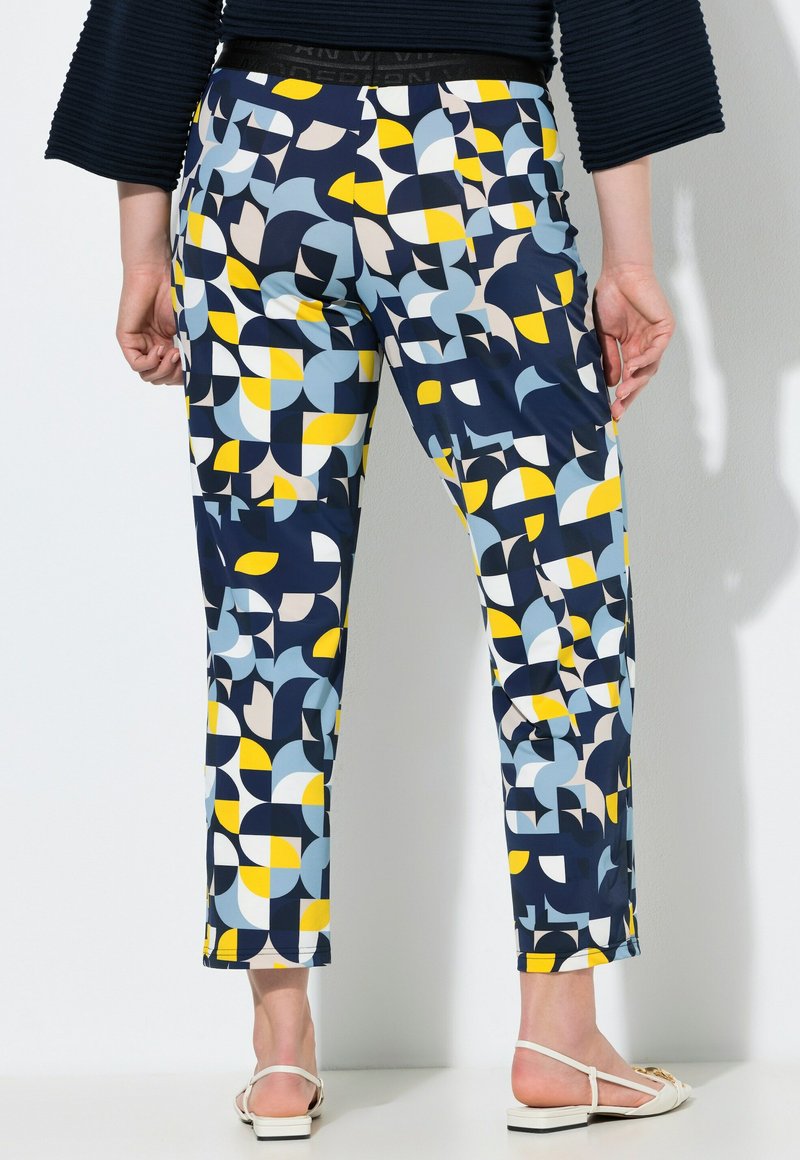 Ulla Popken Pantaloni Da Sci Donna | Floreale, Impermeabile 5000 Mm, Antivento Con Ginocchia Sagomate - 3