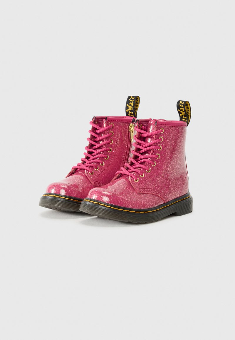 Martens Classic ankle boots fuchsia/silver-coloured/gold