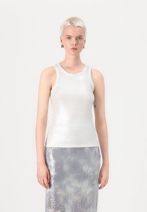 ONLSOL LIFE GLITTER - Tops - cloud dancer