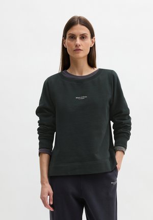 DFC RELAXED MIT GEPEACHTER OBERFLÄCHE - Sweater - deep night blue