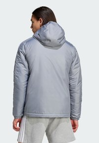 adidas Sportswear ESSENTIALS 3-STRIPES INSULATED HOODED - Zimní bunda - grey