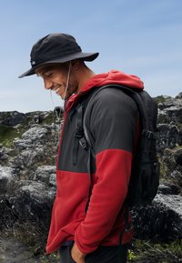 The North Face GLACIER HEAVYWEIGHT FULL ZIP  - Fleecejakke - garnet red/asphalt grey