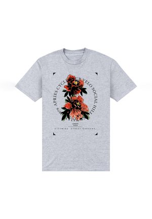 T-Shirt print - heather grey