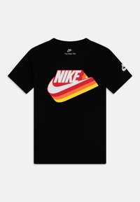 Nike Sportswear - GRADIENT FUTURA TEE - T-shirt med print - black Miniatyrbild 1