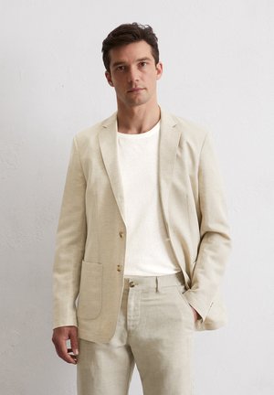 AUS HOCHWERTIGEM  - Blazer - gray silk