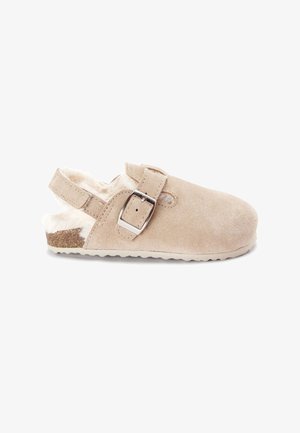 Next CORKBED MULE SLIPPERS - Pantolette flach - beige natural