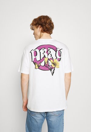 PEACE OUT UNISEX - T-shirt con stampa - off white