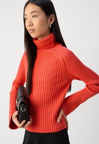 Marc O'Polo LONGSLEEVE TURTLE NECK - Maglione - poppy red