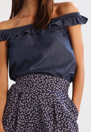 Printtipaita - rinsed denim