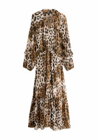 Next Vestito lungo - brown leopard animal print
