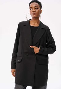 blue shadow ALMERIA - Halflange jas - black