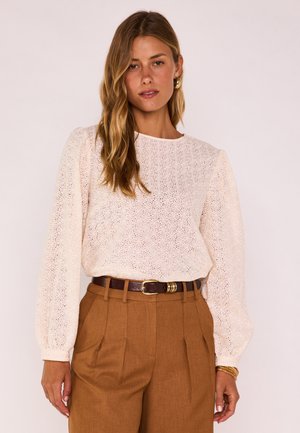 DALMA BRODERIE - Camicetta - creme