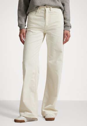 Polo Ralph Lauren COTTON CORDUROY WIDE-LEG PANT - Tygbyxor - warm white