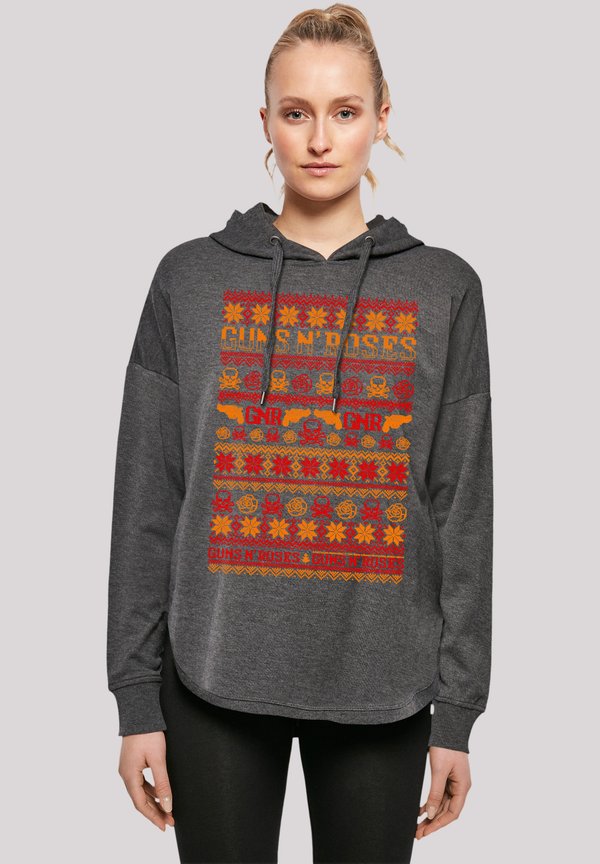 GUNS N ROSES WEIHNACHTEN - Kapuzenpullover - charcoal