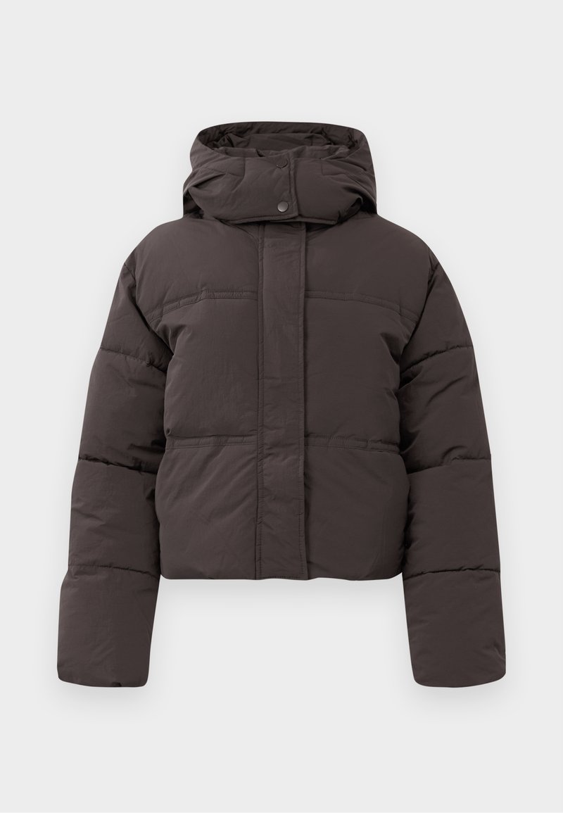 JDY Winterjas donkerbruin