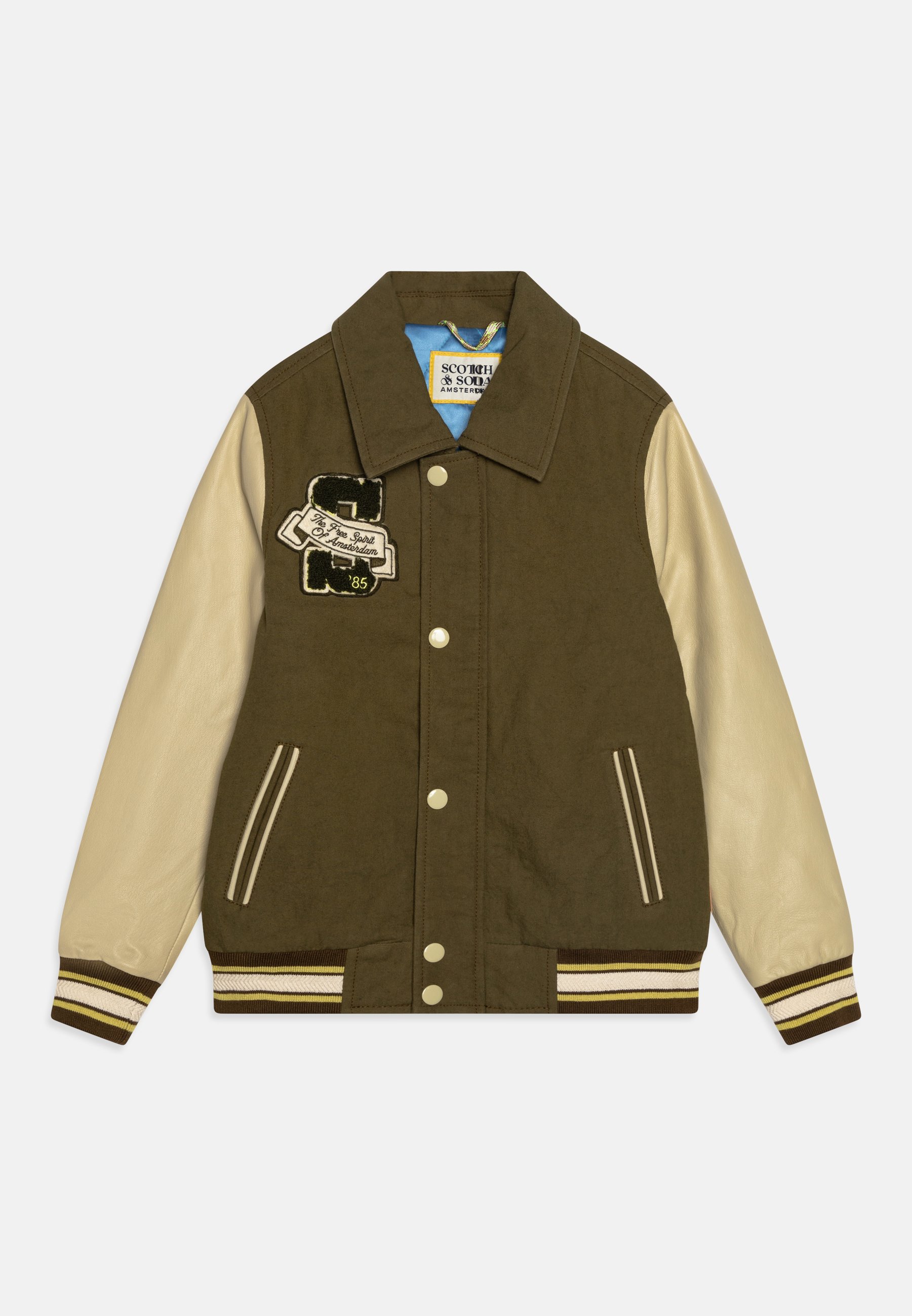 Scotch & Soda VARSITY - Light jacket - khaki/green - Zalando