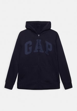 LINED ARCH LOGO BOYS - Sudadera con cremallera - tapestry navy