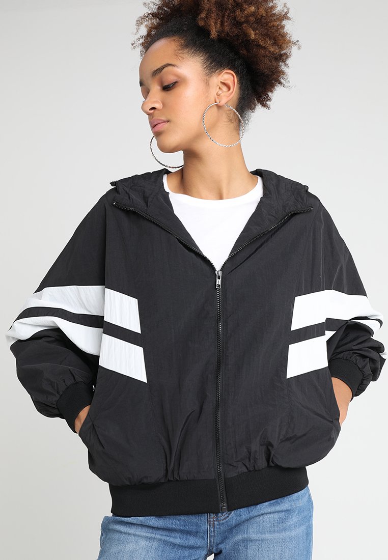 Urban Classics LADIES BATWING JACKET Vindjacka black Vindjackor från Urban Classics: Nu upp till −50% | Stylight