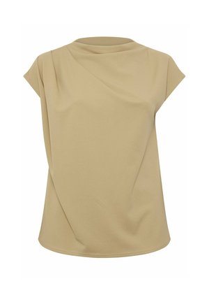 Yours Clothing, PLUS SIZE GOING OUT TOPS - Print T-shirt - natural