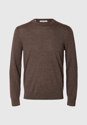 Selected, SLMTRAY LS KNIT MERINO CREW NECK NOOS - Svetrík - delicioso