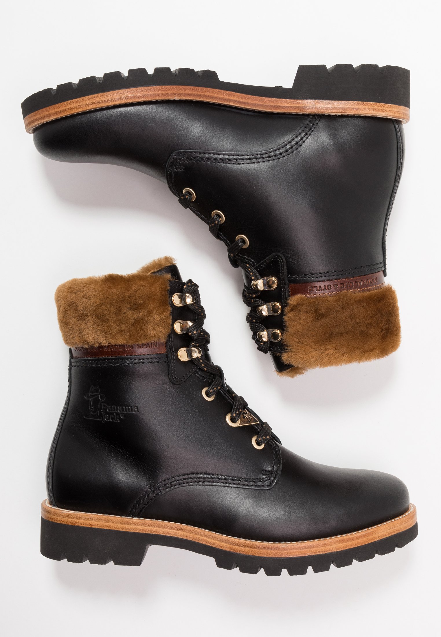 PANAMA IGLOO BROOKLYN Schnürstiefelette black PANAMA IGLOO BROOKLYN Schnürstiefelette black