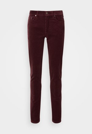 GANT SLIM - Hlače - dark mahogany