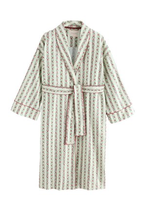 REGULAR FIT - CHRISTMAS KELBROOK STRIPE  - Albornoz - red green