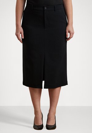 STRETCH CADY SKIRT - Kokerrok - black