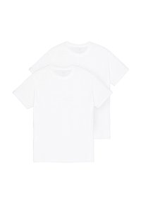 Alpha Industries SMALL LOGO 2 PACK - T-shirts med print - white