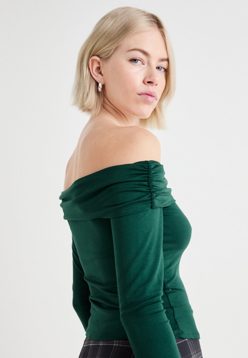 Haut Manches Longues Vert Menthe - Dos Froncé - Marque Dokotoo Taille XL - Neuf Avec étiquettes