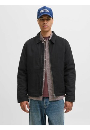 JJEDOVER WORKER JACKET - Chaqueta fina - black