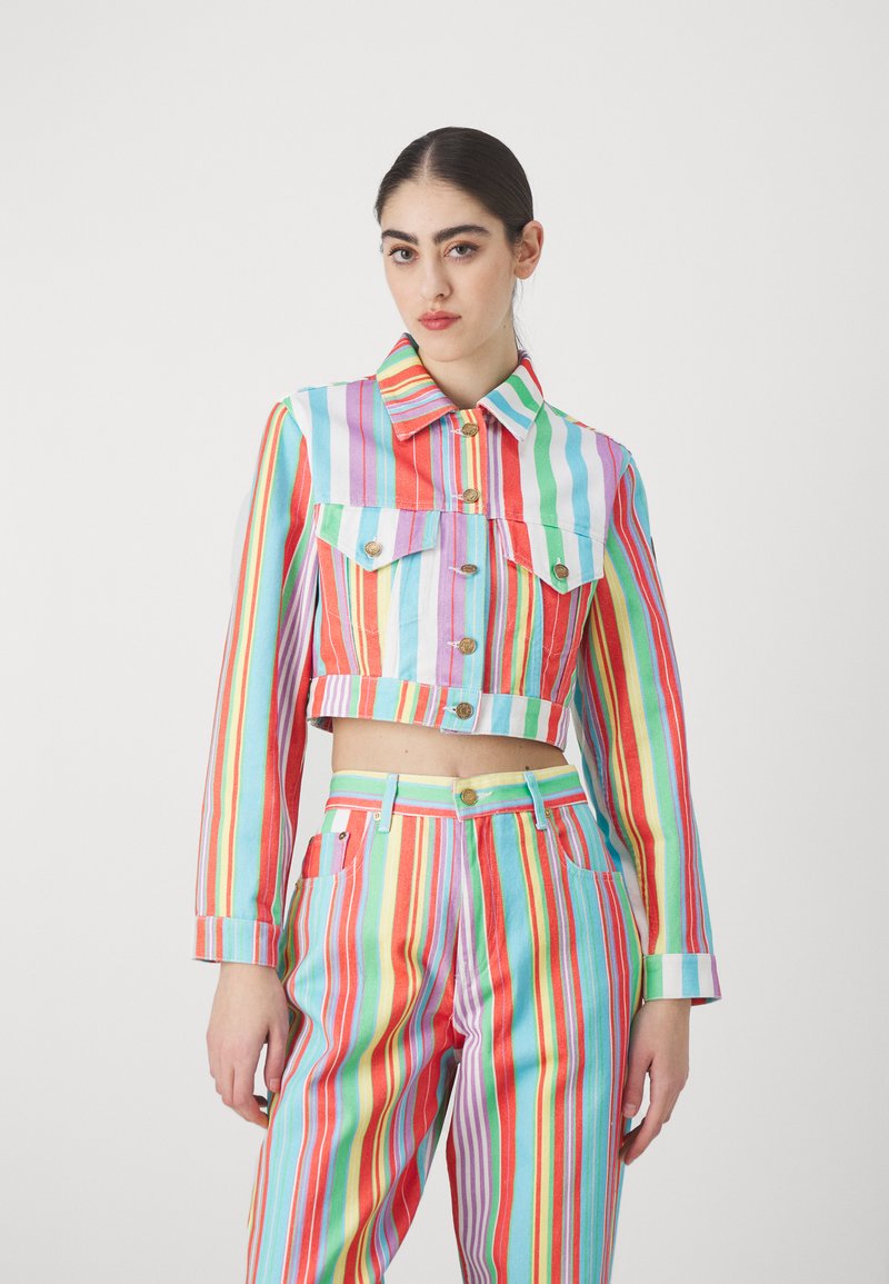 Moschino Multicolor Cotton Denim Jacket main image 0