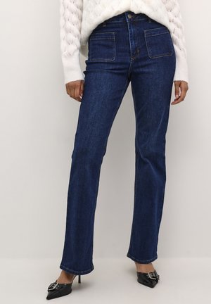 Kaffe Flared Jeans - dark blue denim
