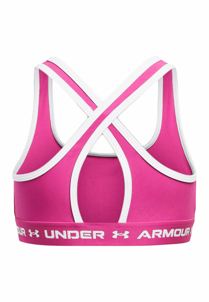Under Armour CROSSBACK MID SOLID Sports bra rebel pink (654