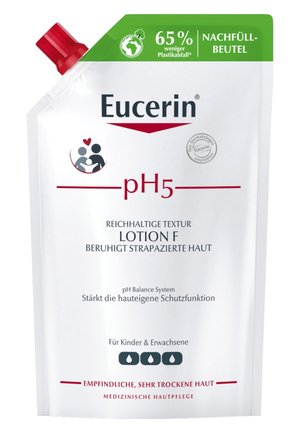 Eucerin REICHHALTIGE TEXTUR LOTION F PH5, BEANSPRUCHTE & RISSIGE HAUT - Feuchtigkeitspflege - -