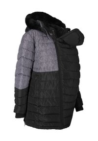 bonprix UMSTANDS BEDRUCKT - Cappotto invernale - schwarz grau