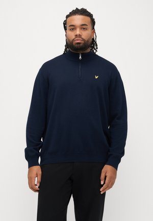 QUARTER ZIP JUMPER - Πουλόβερ - dark blue