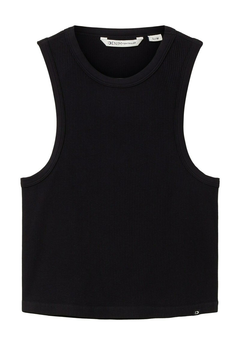 Tom Tailor Denim Top zwart