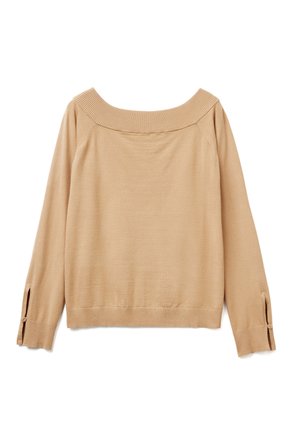 BARDOT NECK - Felpa - beige