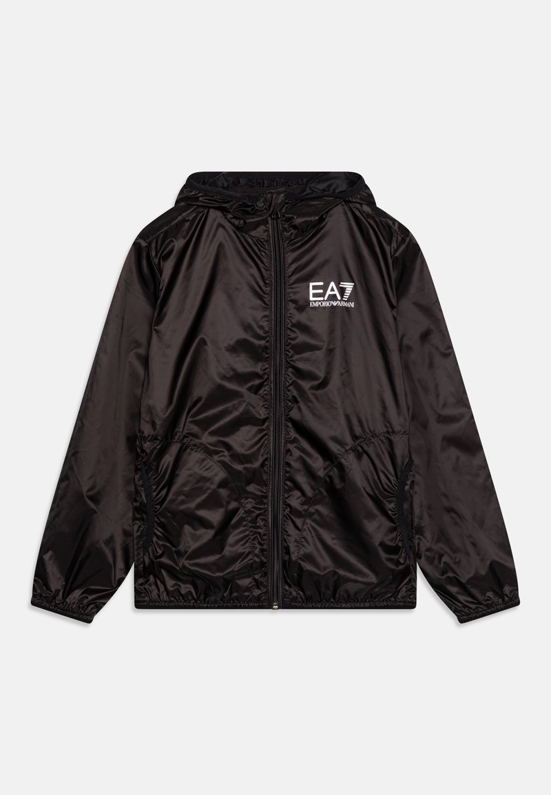 EA7 Emporio Armani Lichte jas zwart EA7 Emporio Armani Lichte jas zwart