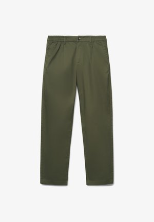 Calliope, PANTALONE LUNGO TINTA UNITA - Pantalon classique - verde militare scuro