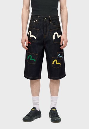 Evisu, MULTI POCKET FASHION - Дънкови шорти - blue