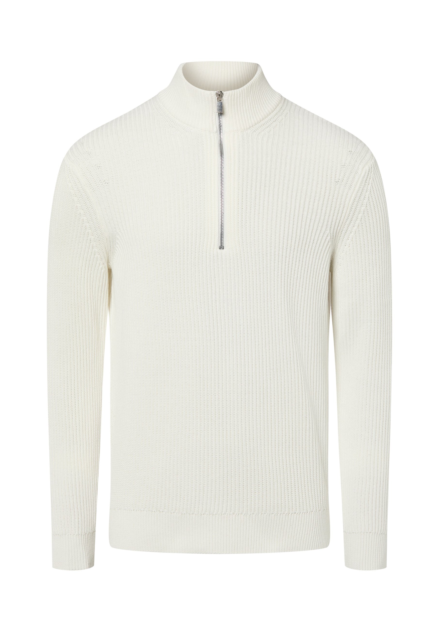 nagonstans layered neck pullover ホワイト Nils Sundström PULLOVER - Jumper - ecru/off-white - Zalando