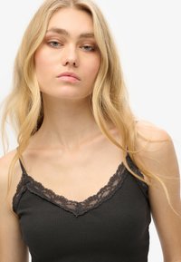 Superdry & Co ESSENTIAL - Top - bison black